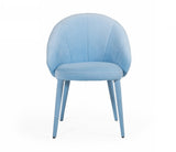 VIG Furniture Modrest Sanders - Modern Blue Dining Chair VGEU-MC-9193CH-A