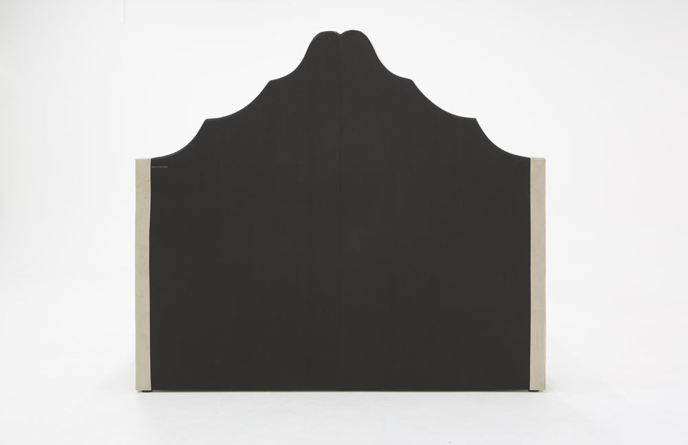 VIG Furniture Queen Modrest Sandra Transitional Light Grey Fabric Bed VGMABR-81-GRY-Q