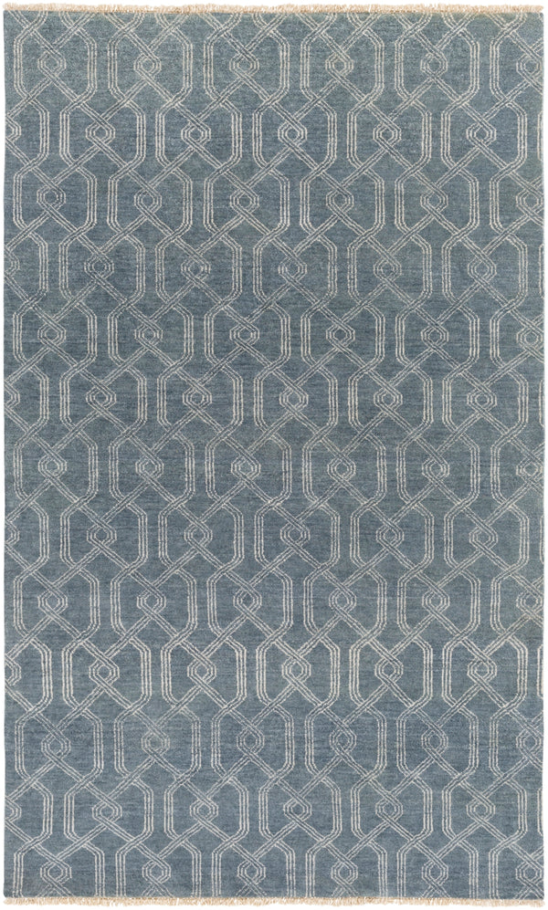 Stanton SAO-2007 Modern Wool Rug SAO2007-913 Charcoal, Ivory 100% Wool 9' x 13'