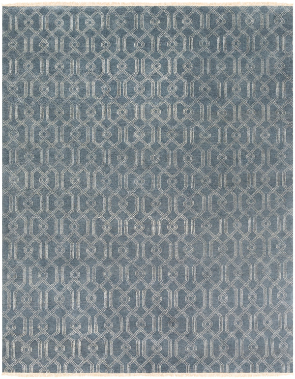 Stanton SAO-2007 Modern Wool Rug SAO2007-810 Charcoal, Ivory 100% Wool 8' x 10'