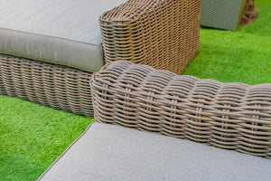 VIG Furniture Renava Sapelo Outdoor Beige Wicker Sofa Set VGATRASF-125-8MM