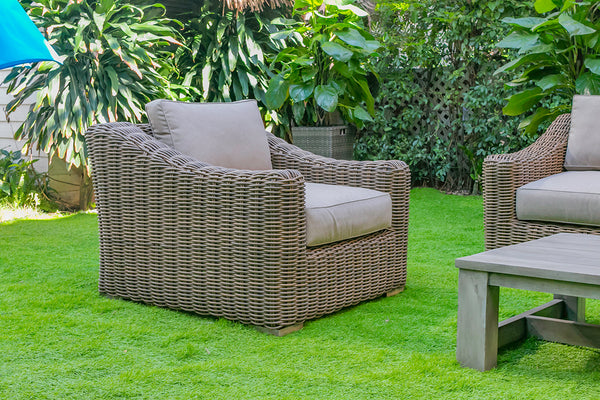 VIG Furniture Renava Sapelo Outdoor Beige Wicker Sofa Set VGATRASF-125-8MM