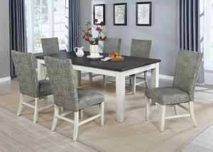 Vilo Home Saratoga 7 Piece Fabric Dining Set VH8000-7PC6F VH8000-7PC6F