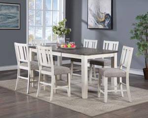 Vilo Home Saratoga 7 Piece Counter Height Farmhouse Dining Set VH8050-7PC VH8050-7PC