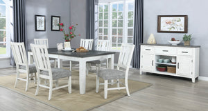 Vilo Home Saratoga 7 Piece Dining Set VH8000-7PC6W VH8000-7PC6W