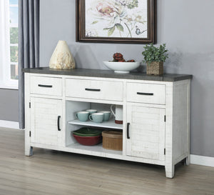 Vilo Home Saratoga 2-Tone Farmhouse Solid Wood Server VH8054 VH8054