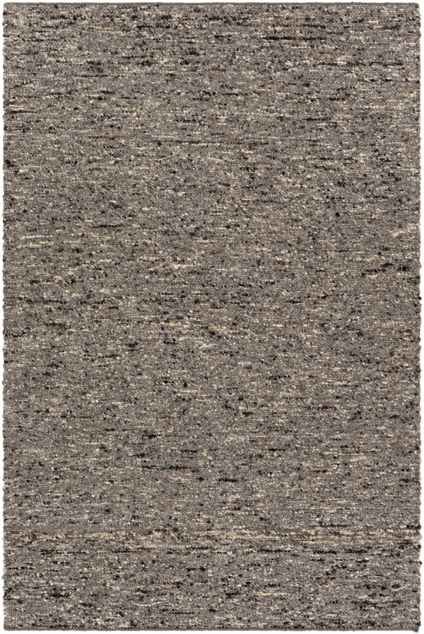 Sawyer SAW-2301 Modern Wool Rug SAW2301-81012 Dark Brown, Camel, Charcoal, Medium Gray, Cream 100% Wool 8'10" x 12'