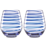 Kate Spade Charlotte Street 2-Piece Stemless Wine Glass Set 863810 863810-LENOX