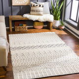 Santa Barbara SBB-2304 Global Jute, Cotton Rug SBB2304-81012 Cream, Black 80% Jute, 20% Cotton 8'10" x 12'