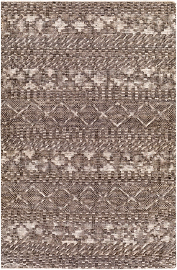 Santa Barbara SBB-2305 Global Jute, Cotton Rug SBB2305-81012 Medium Gray, Beige 80% Jute, 20% Cotton 8'10" x 12'