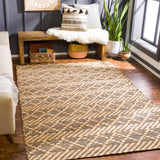 Santa Barbara SBB-2312 Global Jute, Cotton Rug SBB2312-81012 Tan, Black 80% Jute, 20% Cotton 8'10" x 12'