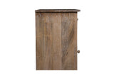 Porter Designs Dahlia Solid Wood Vintage Nightstand Brown 04-196-04-BCC02