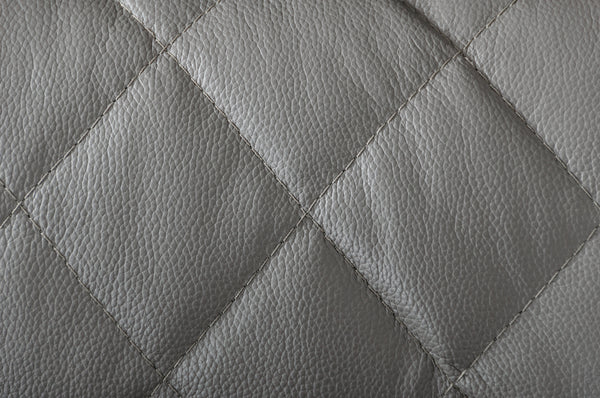 VIG Furniture Divani Casa Wolford Modern Grey Leather Chair VGBNSBL-9210-GRY-CH