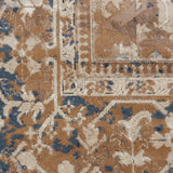 Nourison kathy ireland Home Malta MAI05 Vintage Machine Made Power-loomed Indoor only Area Rug Taupe 7'10" x 10'10" 99446365804