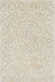 Shelby SBY-1000 Traditional Wool, Viscose Rug SBY1000-913 Cream, Medium Gray, Mustard, Light Gray 60% Wool, 40% Viscose 9' x 13'