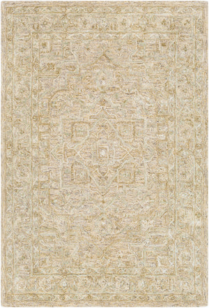 Shelby SBY-1004 Traditional Wool, Viscose Rug SBY1004-913 Sage, Khaki, Mauve, Tan, Black, Cream 60% Wool, 40% Viscose 9' x 13'