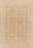 Shelby SBY-1009 Traditional Wool, Viscose Rug SBY1009-576 Sage, Tan, Charcoal, Burnt Orange, Beige 60% Wool, 40% Viscose 5' x 7'6"