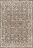 Shelby SBY-1010 Traditional Wool, Viscose Rug SBY1010-576 Olive, Tan, Charcoal, Medium Gray, Beige 60% Wool, 40% Viscose 5' x 7'6"