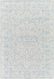 Shelby SBY-1011 Traditional Wool, Viscose Rug SBY1011-576 Sky Blue, Pale Blue, Denim, Medium Gray, Beige 60% Wool, 40% Viscose 5' x 7'6"