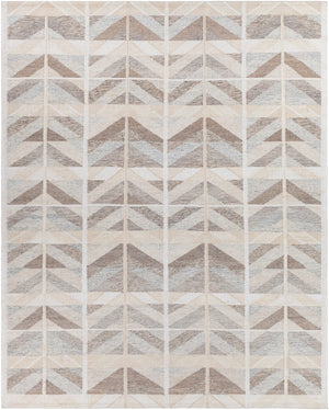 Scandi SCD-2300 Modern Viscose, Wool, Acrylic, Cotton Rug SCD2300-912 Tan, Charcoal, Medium Gray, Light Gray, Beige, Cream 55% Viscose, 25% Wool, 15% Acrylic, 5% Cotton 9' x 12'