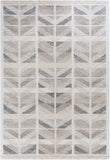 Scandi SCD-2301 Modern Viscose, Wool, Acrylic, Cotton Rug SCD2301-576 Charcoal, Tan, Medium Gray, Light Gray, Beige, Cream 55% Viscose, 25% Wool, 15% Acrylic, 5% Cotton 5' x 7'6"