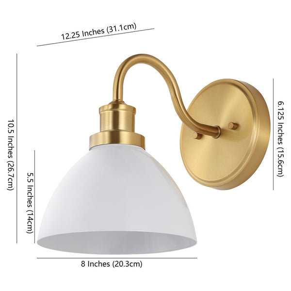 Safavieh Genetta Wall Sconce Gold Iron SCN4070A
