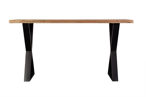 Porter Designs Manzanita Live Edge Solid Acacia Wood Natural Console Table Natural 05-196-10-5810X-KIT