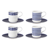 Kate Spade Charlotte St 4-Piece Espresso Cups - Set of 2