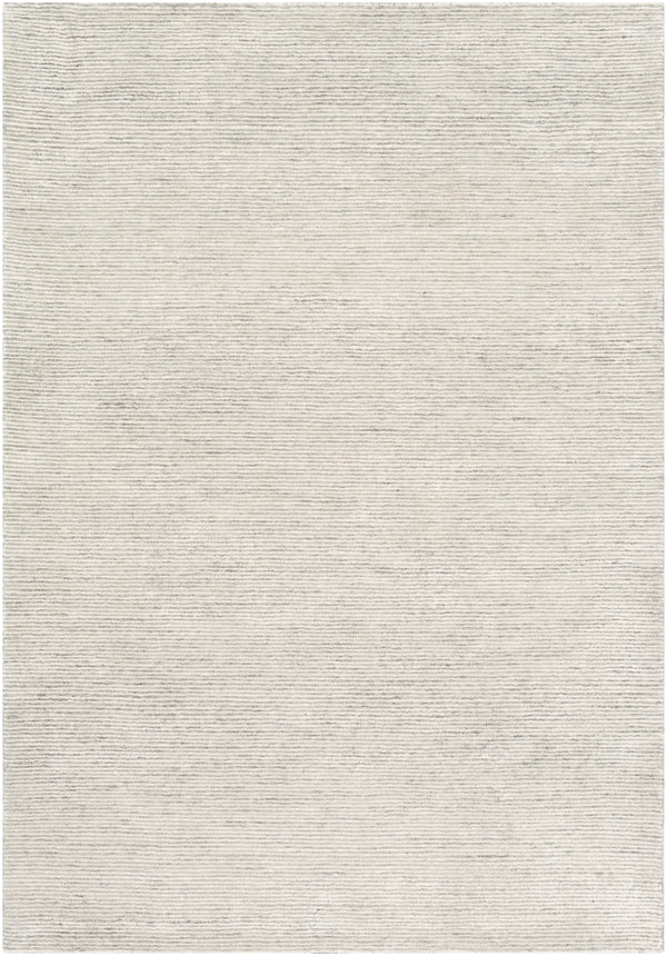 Strada SDA-2301 Modern Wool, Viscose Rug SDA2301-576 Silver Gray, Medium Gray, Cream 60% Wool, 40% Viscose 5' x 7'6"