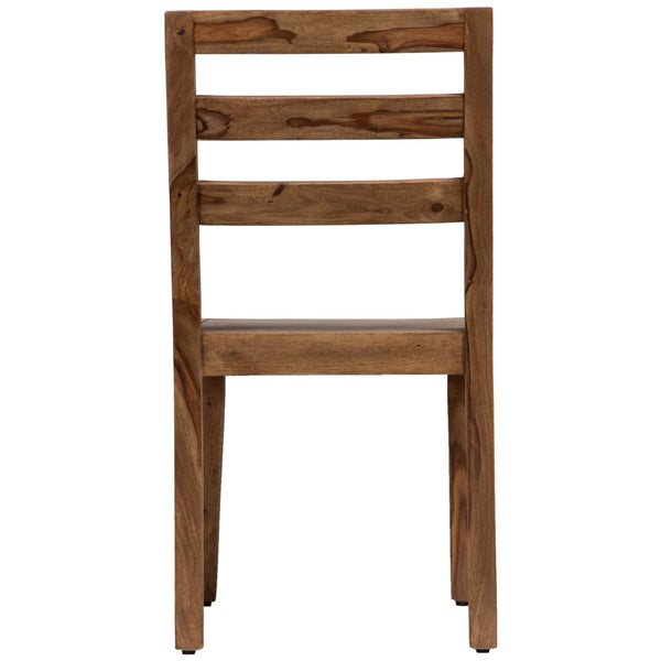 Porter Designs Urban Solid Sheesham Wood Contemporary Dining Chair Brown 07-117-02-1128-1