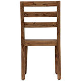 Porter Designs Urban Solid Sheesham Wood Contemporary Dining Chair Brown 07-117-02-1128-1