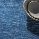 Nourison Calvin Klein Ck010 Linear LNR01 Casual Handmade Hand Tufted Indoor only Area Rug Blue 5'3" x 7'3" 99446880130
