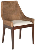Franco Sloping Chair Brown / White Wood SEA4000B