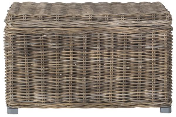 Safavieh Mikasi Trunk Wicker Natural Rattan NC Coating Kubu SEA7018A 683726777083