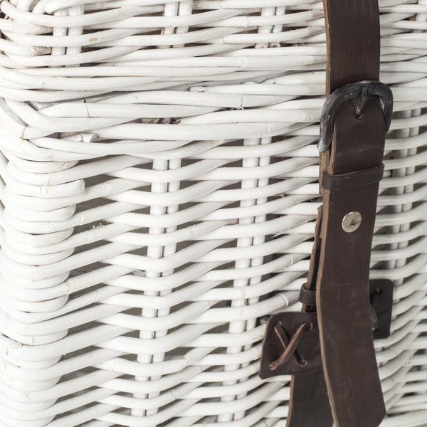 Safavieh Navarro Coffee Table Trunk Rattan White NC Coating Kubu Cotton SEA7022A 683726777632