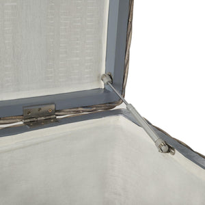 Safavieh Navarro Coffee Table Trunk Rattan Grey NC Coating Kubu Cotton SEA7022B 889048002616