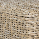 Safavieh Persis Coffee Table Wicker Natural Rattan NC Coating Kubu SEA7030A 683726777755