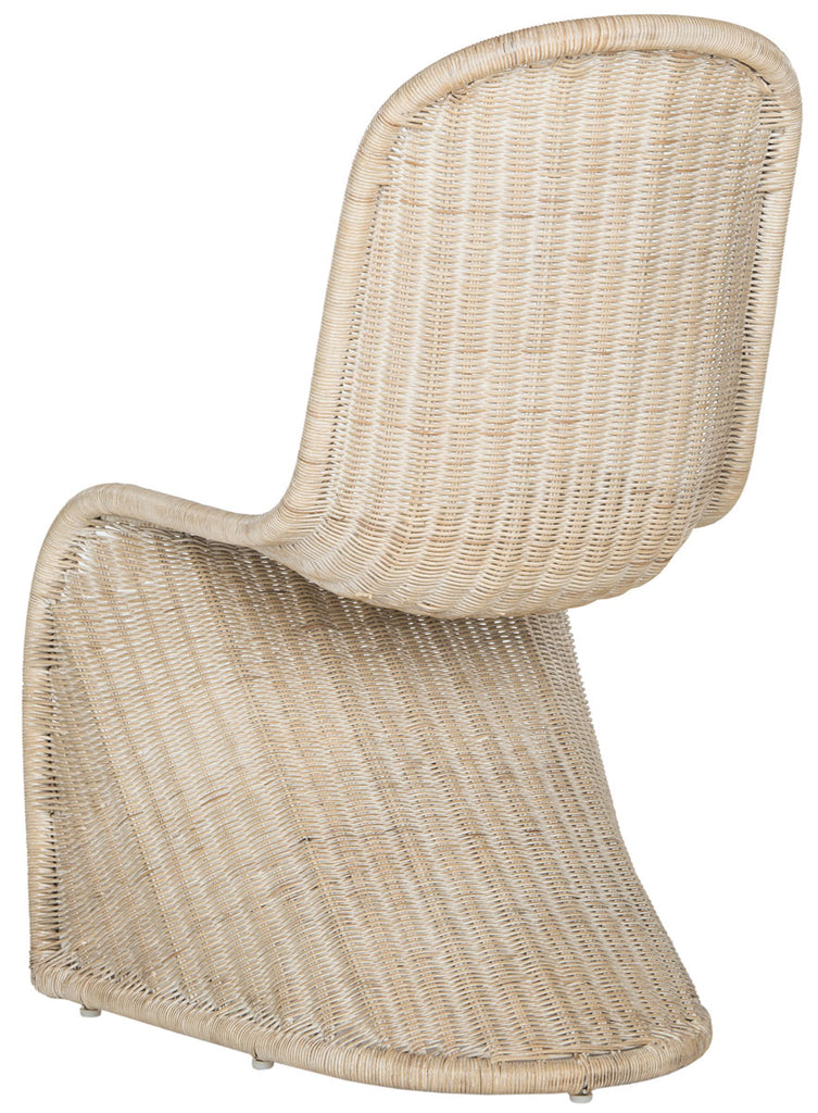 Safavieh - Set of 2 - Tana Side Chair Wicker Grey Rattan NC Coating SEA8009A-SET2 889048020306