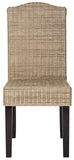 Odette 19''H Wicker Dining Chair - Set of 2