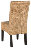 Safavieh - Set of 2 - Luz Dining Chair 18''H Wicker Natural Rattan NC Coating Water Hyacinth SEA8016A-SET2 889048020528