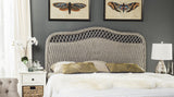 Safavieh Sephina Headboard Full Antique Grey Rattan Hard Wood SEA8033D-F 889048023772