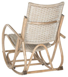 Safavieh Bali Rocking Chair Antique Grey Rattan NC Coating Wicker SEA8035A 889048013544