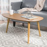 Elam Natural Wood Coffee Table Noble House