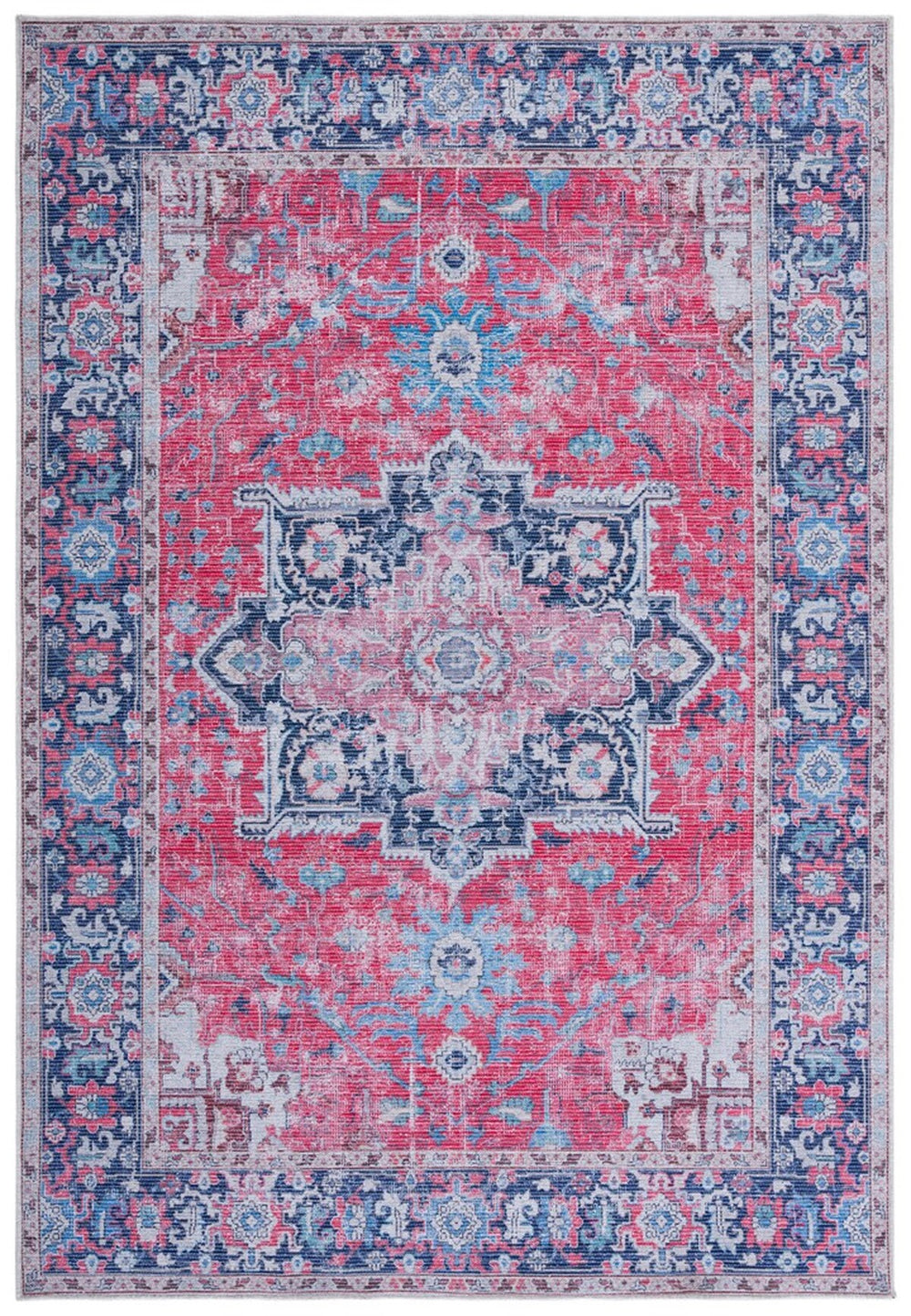 Safavieh Serapi 323 Power Loomed 72% Cotton/38% Polyester Transitional Rug SEP323Q-9