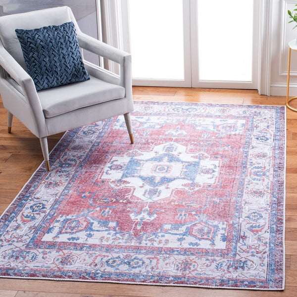 Safavieh Serapi 355 Power Loomed 72% Cotton/38% Polyester Transitional Rug SEP355Q-7R