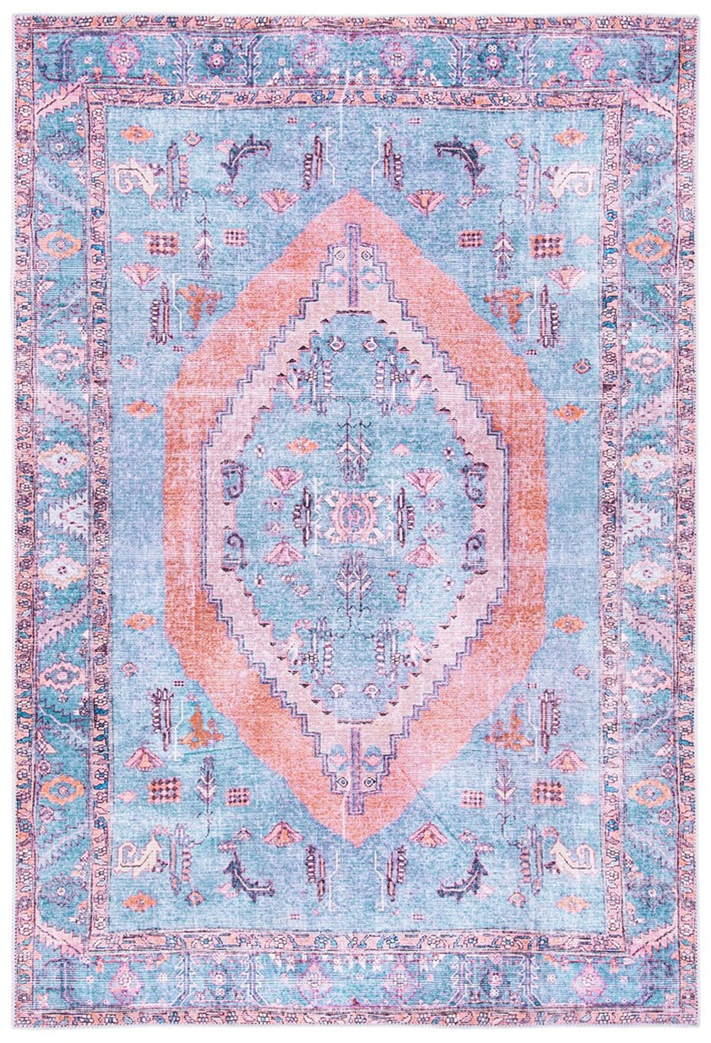 Safavieh Serapi 356 Power Loomed 72% Cotton/38% Polyester Transitional Rug SEP356J-7R
