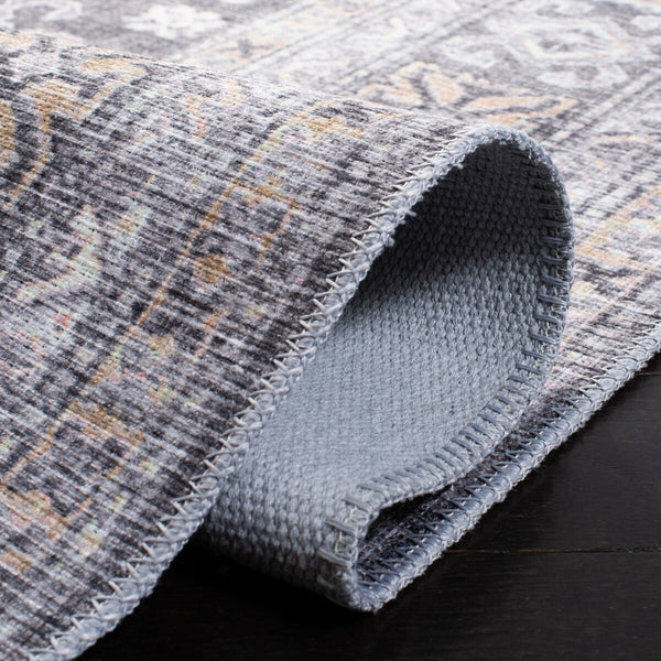Serapi 366 Transitional Power Loomed 37% Cotton, 53% Polyester, 10% Viscose Rug Grey / Beige
