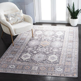 Serapi 366 Transitional Power Loomed 37% Cotton, 53% Polyester, 10% Viscose Rug Grey / Beige