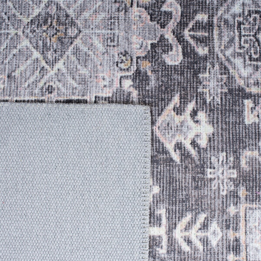 Serapi 366 Transitional Power Loomed 37% Cotton, 53% Polyester, 10% Viscose Rug Grey / Beige