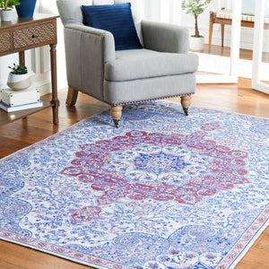 Safavieh Serapi 394 Power Loomed 72% Cotton/38% Polyester Transitional Rug SEP394A-7SQ